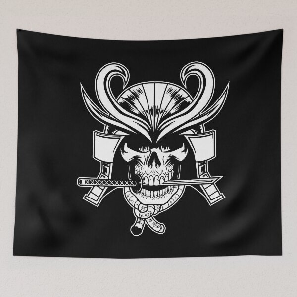 Item preview, Samurai skull designed and sold by 1DesignDude1.
