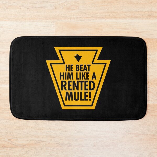 Item preview, HE BEAT HIM LIKE A RENTED MULE! (*ORIGINAL DESIGN*) designed and sold by crowbarr.