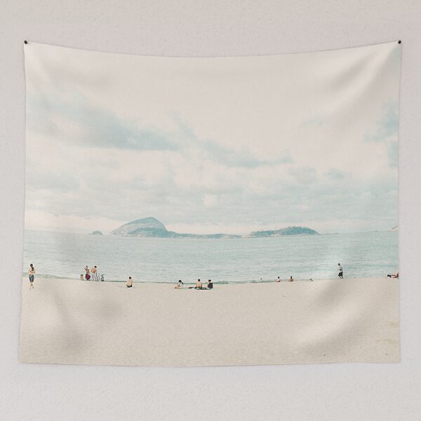 Item preview, Carioca (Rio de Janeiro, Brazil) Beach Landscape in Boho Style designed and sold by Olverh Design Studio.