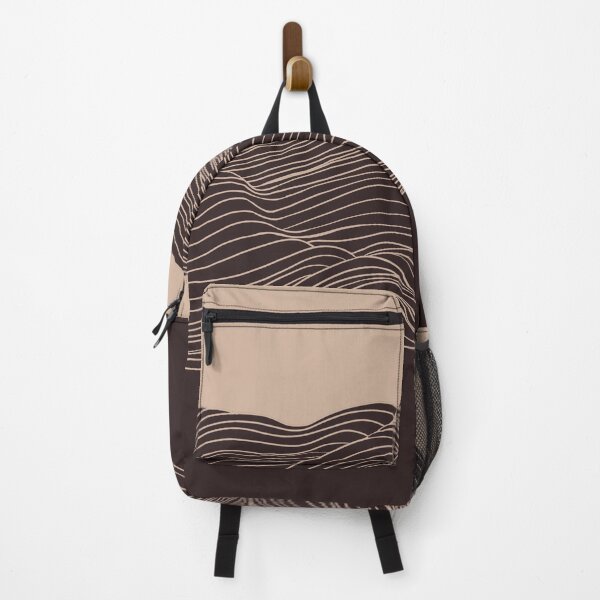 Item preview, Waves line drawing warm tones designed and sold by EmiWrenStudio.