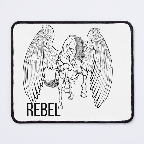 Item preview, The Rebel Winged Horse (Pegaso) Mytology designed and sold by TrendyLuxShop.