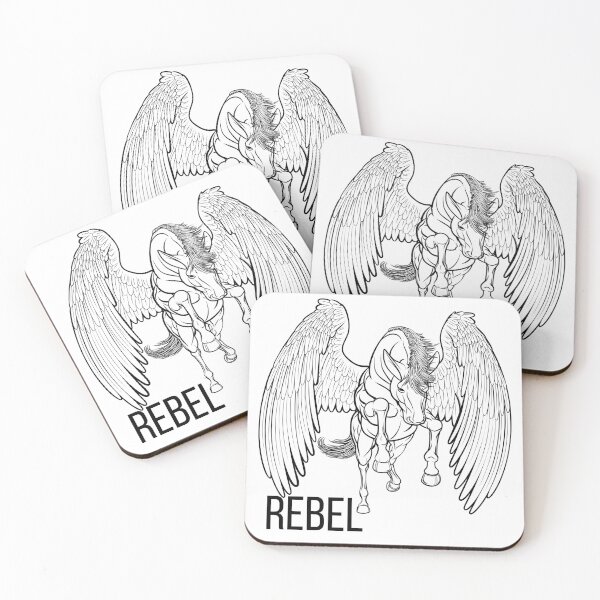 Item preview, The Rebel Winged Horse (Pegaso) Mytology designed and sold by TrendyLuxShop.