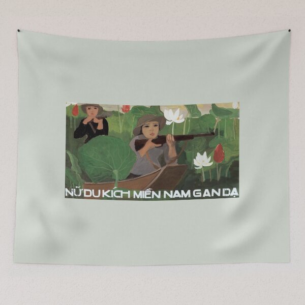 Item preview, Vietnam Poster - Woman with Rifle designed and sold by Onodera.