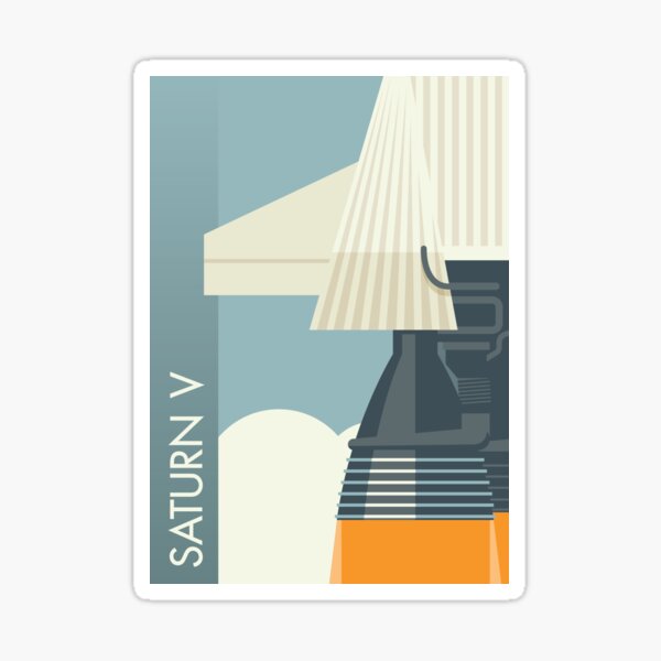 Saturn V Sticker