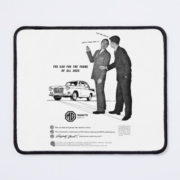 Item preview, MG Magnette sports car classic car advert, 1960 designed and sold by Random Railways.