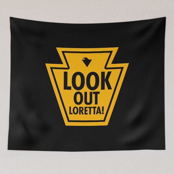 Item preview, LOOK OUT LORETTA! (*ORIGINAL DESIGN*) designed and sold by crowbarr.