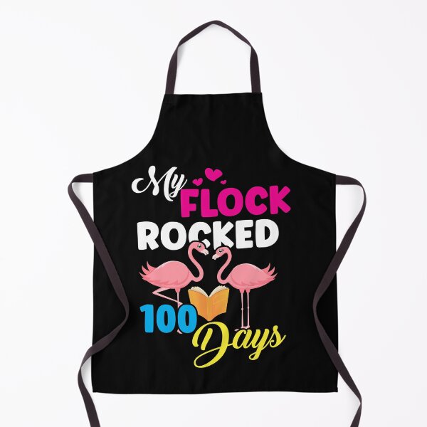 Item preview, My Flock Rocked 100 Days Flamingo Funny 100th Day School designed and sold by Dressed For  Duty.