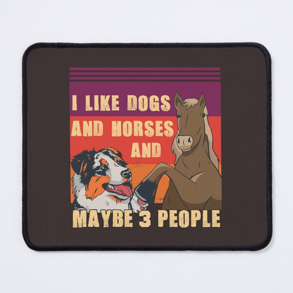 Item preview, Love Dogs And Horses Funny Quote designed and sold by MrEddie10.