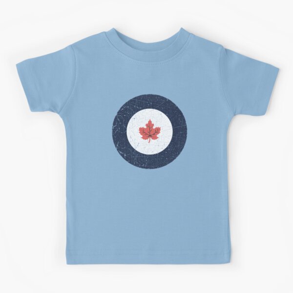 Vintage Look WW2 Royal Canadian Air Force Roundel Kids T-Shirt