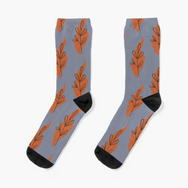 Flaming Leaves Socks