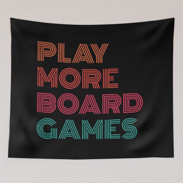 Item preview, Play More Board Games designed and sold by DiceintheDark.