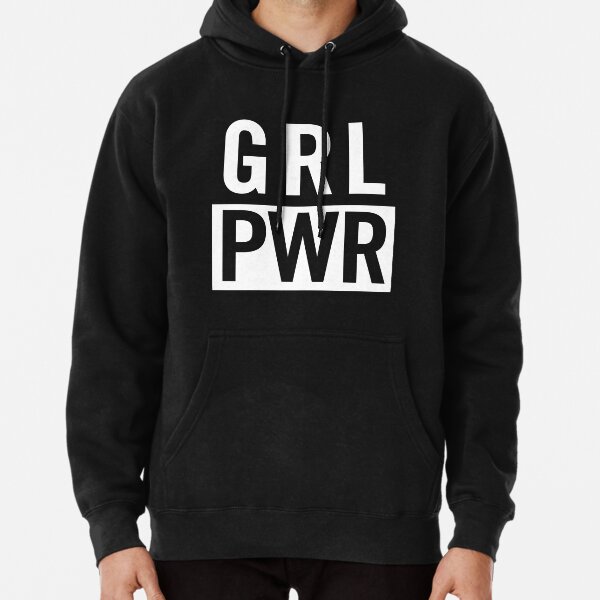 Feminism Graphic Hoodie Feminist Sweater Cotton Hoodie Gift GRL PWR Girl Power Hoodie