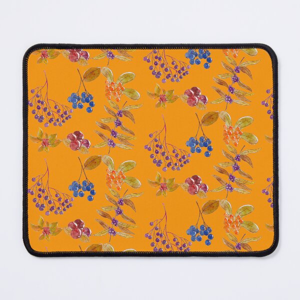 Item preview, Colorful Wild Berries Pattern Orange Version designed and sold by Cora Gregory.