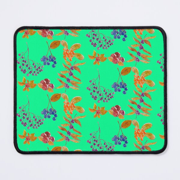 Item preview, Colorful Wild Berries Pattern Green Version designed and sold by Cora Gregory.