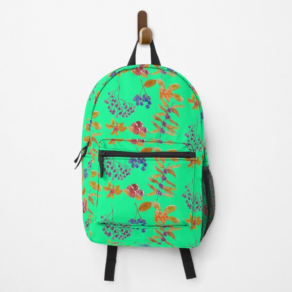 Item preview, Colorful Wild Berries Pattern Green Version designed and sold by Cora Gregory.