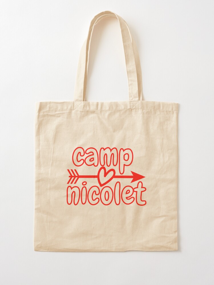 Alternate view of Camp Nicolet -- Be My Valentine Tote Bag