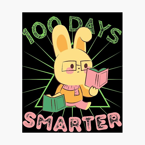 Item preview, 100 days smarter cute kids design designed and sold by reka88.