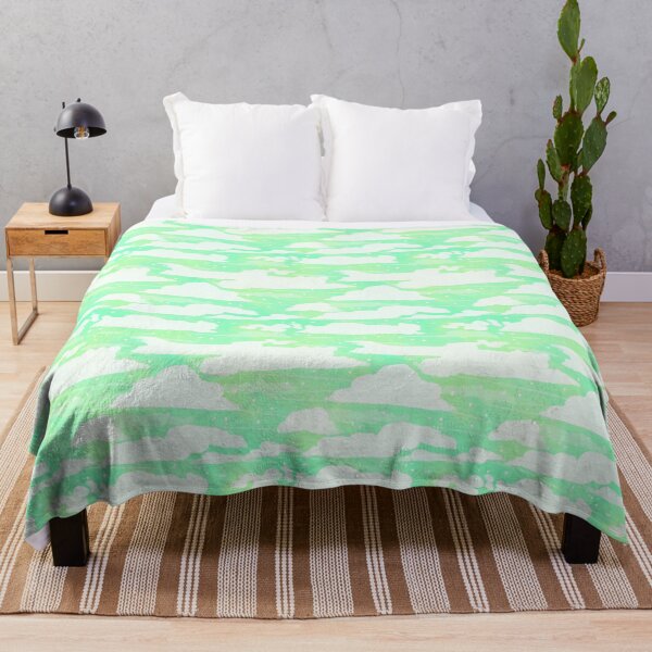 Item preview, Pastel Cloudy Sky-Green designed and sold by PocketShadow.