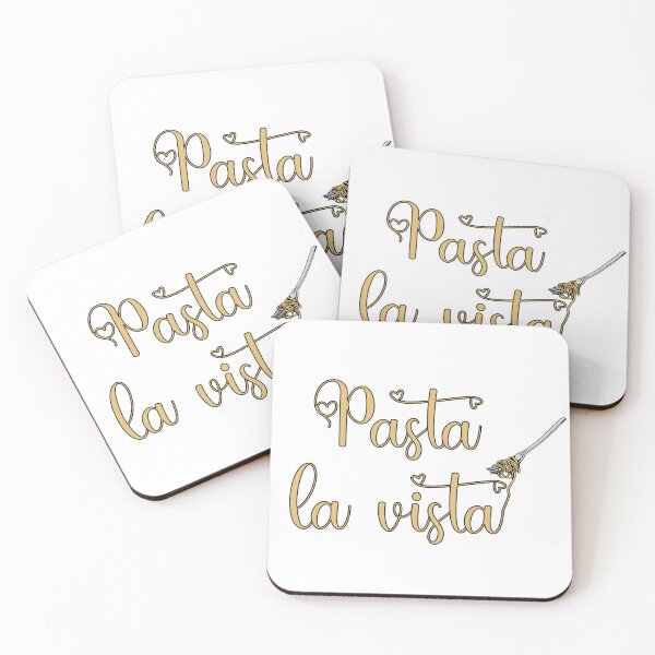 Item preview, Pasta La Vista - Funny Pasta Saying designed and sold by molamode.