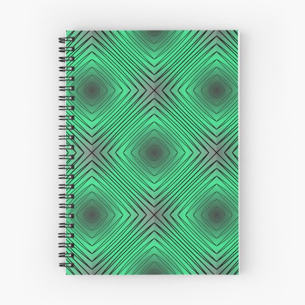 Item preview, Gray & Green Modern Geometric Diamond Pattern designed and sold by rgbguy.