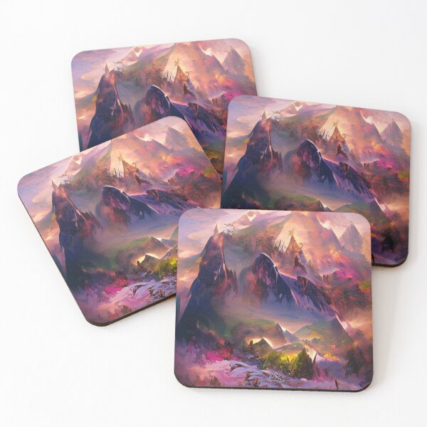 Item preview, Mountains Psychic style Art designed and sold by NeuralProd.