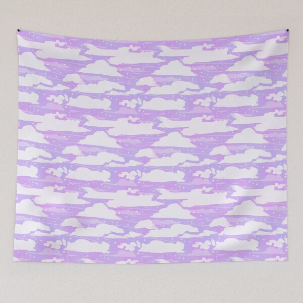 Item preview, Pastel Cloudy Sky-Purple designed and sold by PocketShadow.
