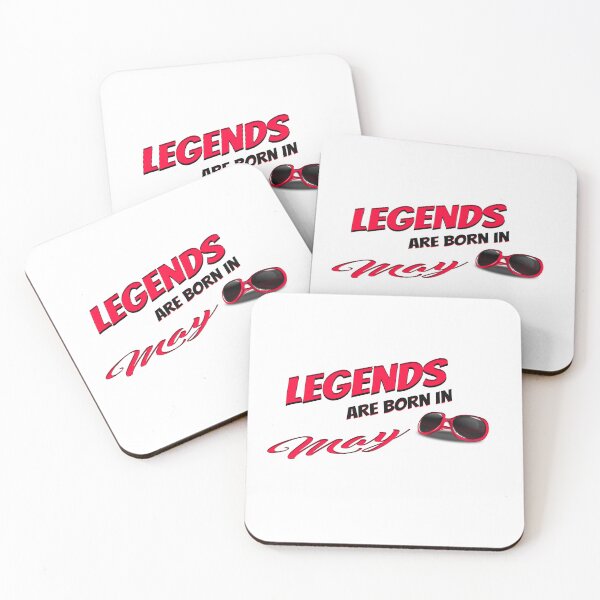 Item preview, Legends Are Born In May Tee designed and sold by hossam ayed.