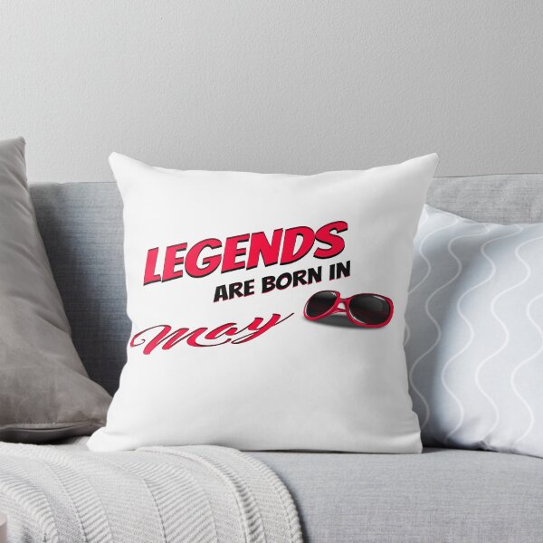 Item preview, Legends Are Born In May Tee designed and sold by hossam ayed.