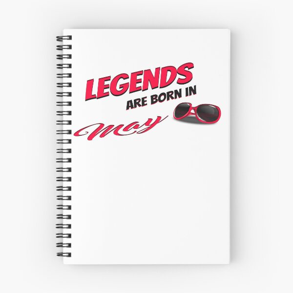 Item preview, Legends Are Born In May Tee designed and sold by hossam ayed.