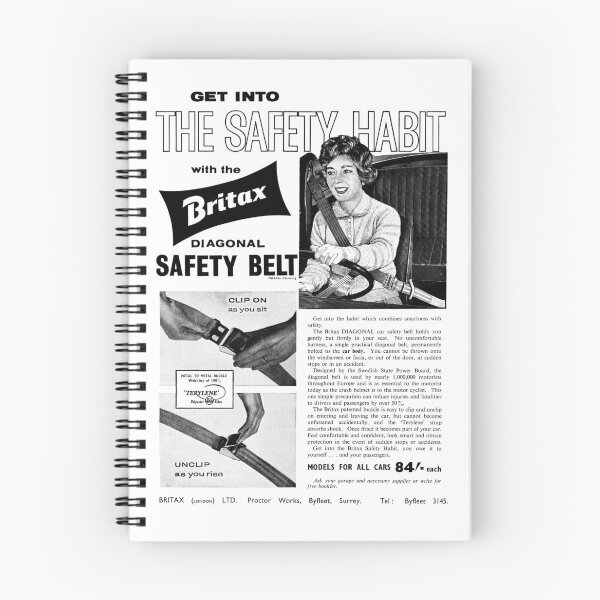 Item preview, Britax car seat belt classic car advert, 1960 designed and sold by Random Railways.