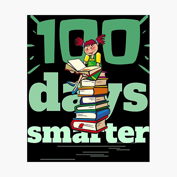 Item preview, 100 days smarter cute kids design designed and sold by reka88.