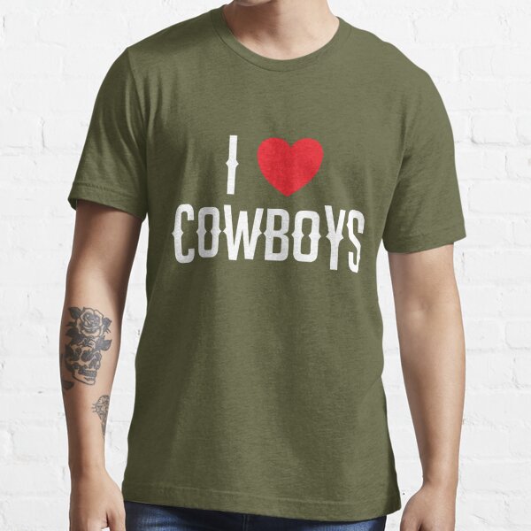 I Love Cowboys. I Heart Cowboys. White Print  Pullover Hoodie for Sale by  luvmhykdesigns