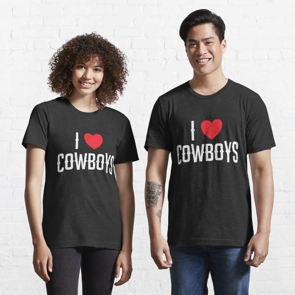 I Love Hot Cowboys - I Heart Cowboys Premium T-Shirt