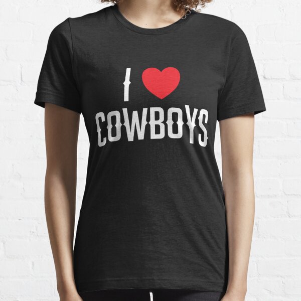 : I Love Cowboys Shirt - I Heart Cowboys Premium T-Shirt :  Clothing, Shoes & Jewelry