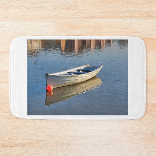 Item preview, Small Boat Moored on The River Exe at Exeter designed and sold by Dorset Girl.