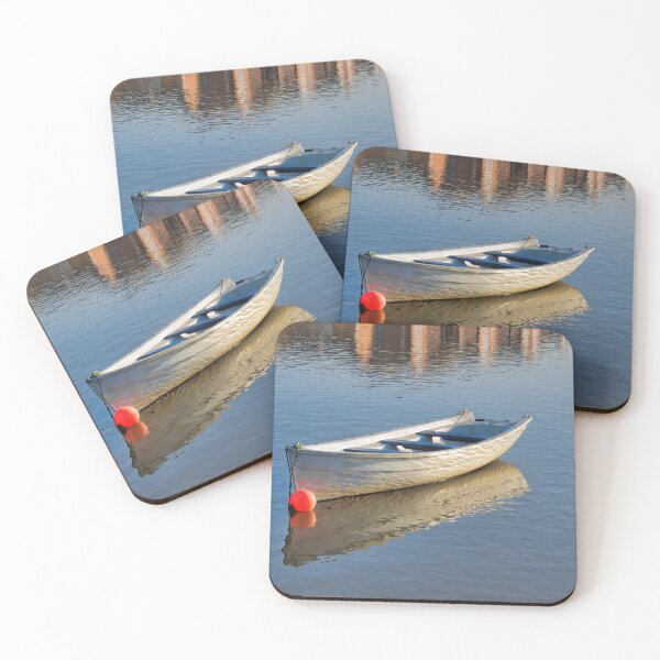 Item preview, Small Boat Moored on The River Exe at Exeter designed and sold by Dorset Girl.