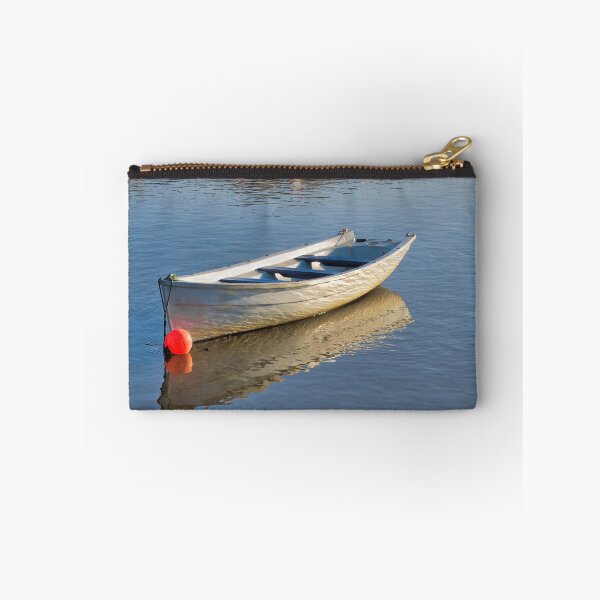 Item preview, Small Boat Moored on The River Exe at Exeter designed and sold by Dorset Girl.