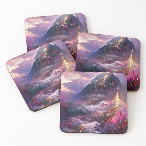 Item preview, Mountains Psychic style Art designed and sold by NeuralProd.