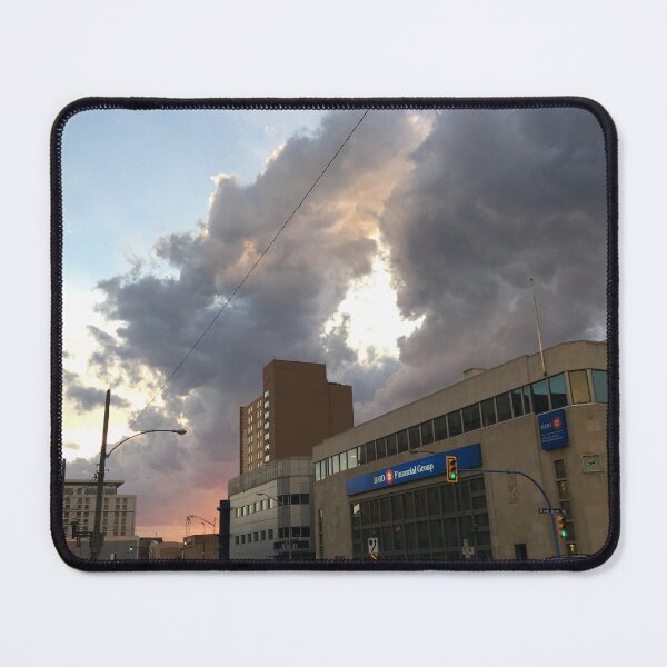 Item preview, A Sunset in Downtown Saskatoon Saskatchewan a Small City in Canada designed and sold by Zandria Kajewski.