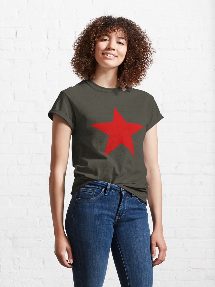 Alternate view of Vintage Look Russian Red Star Classic T-Shirt