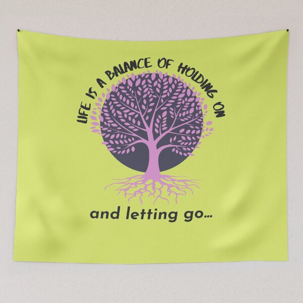 Item preview, Life is a Balance - Holding on and Letting go T-Shirt Cool Tee designed and sold by LJ4EVER.