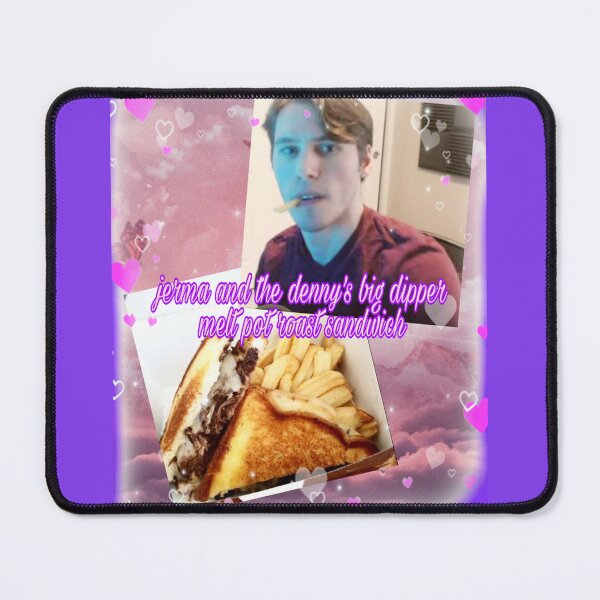 Item preview, Jerma x Denny's Big Dipper Melt Sandwich designed and sold by buggedjuice.