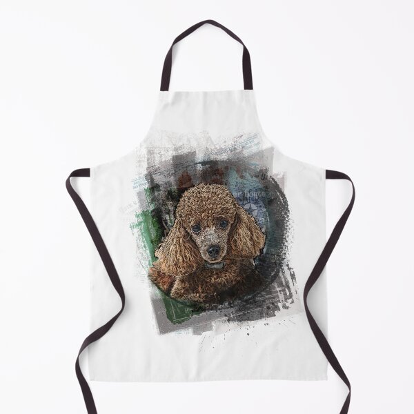 Item preview, Brown poodle portrait designed and sold by ranker666.