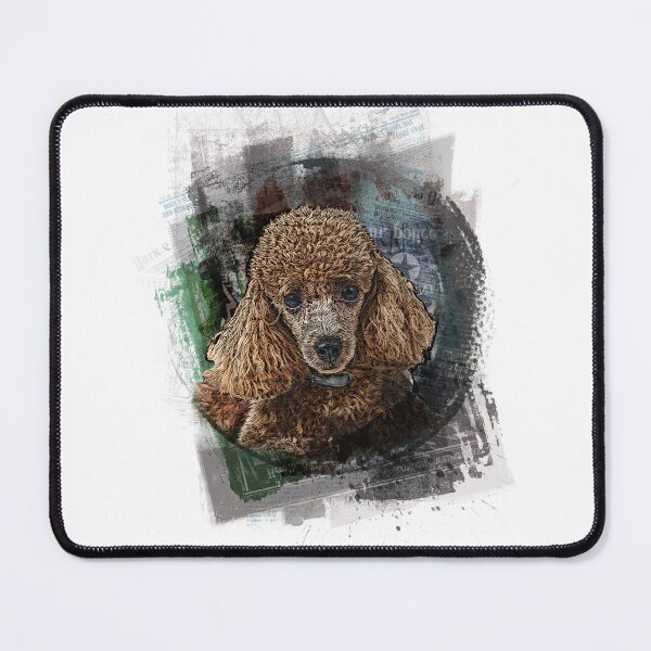 Item preview, Brown poodle portrait designed and sold by ranker666.