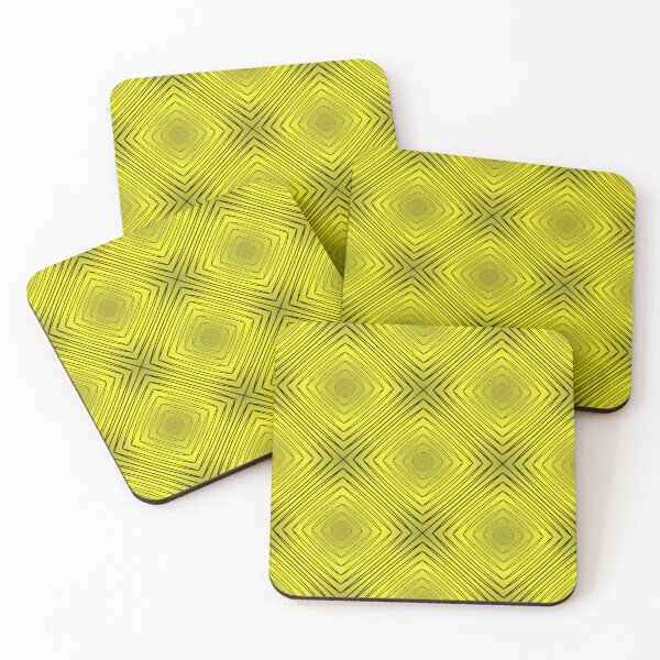 Item preview, Lemon & Citron Modern Geometric Diamond Pattern designed and sold by rgbguy.