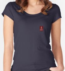 Keep calm and listen to @SingerEvita Women's Fitted Scoop T-Shirt