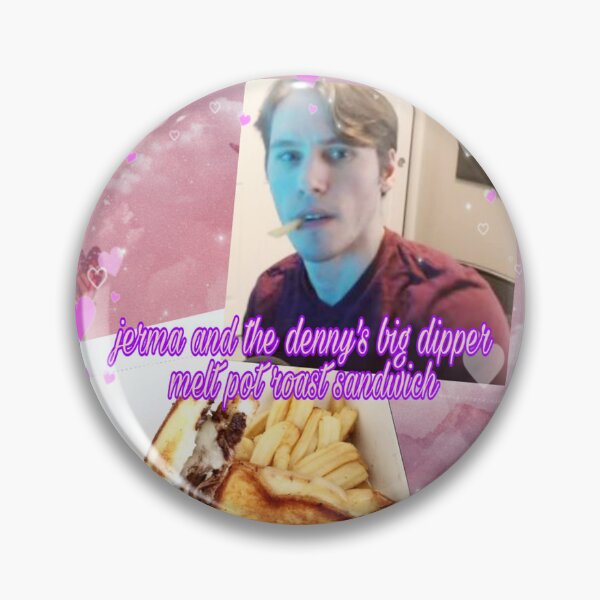 Item preview, Jerma x Denny's Big Dipper Melt Sandwich designed and sold by buggedjuice.