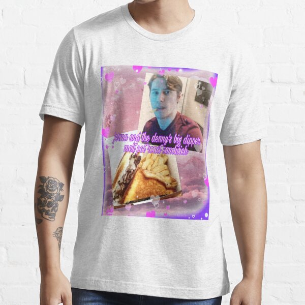 Jerma X Dennys Big Dipper Melt Sandwich T Shirt For Sale By Buggedjuice Redbubble Jerma T 7213