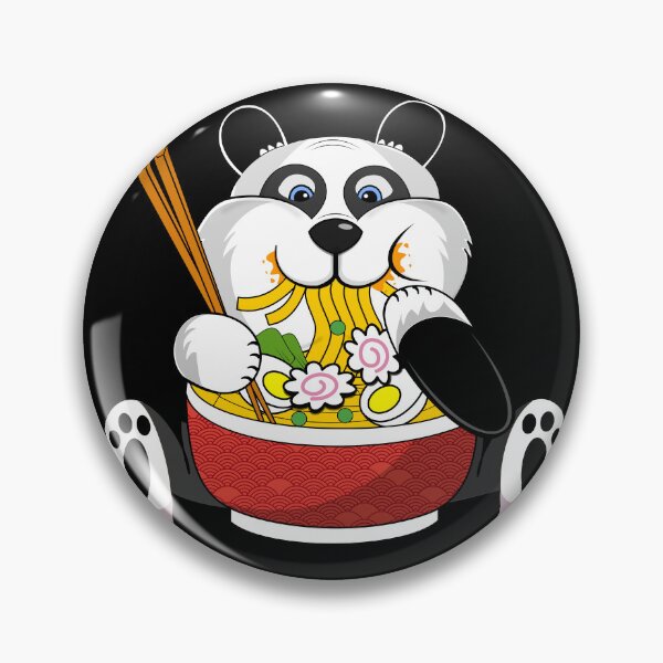 Item preview, Funny panda eating ramen noodles cute anime ramen bowl for panda lover designed and sold by teeartforyou.