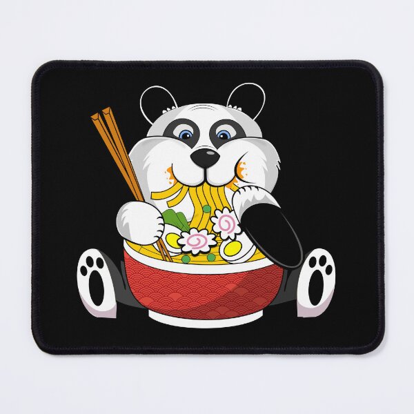 Item preview, Funny panda eating ramen noodles cute anime ramen bowl for panda lover designed and sold by teeartforyou.